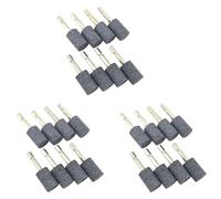 Benssey 24 Piezas de Piedra de Amolar Cilíndrica - Punta de Amolar Montada en Piedra Abrasiva de Vástago Hexagonal de 1/4 de Pulgada para Taladro de Herramienta Rotativa (20 mm)
