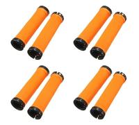 Benssey 4 Par Tornillo de Maneja de Bici Apretones de Manillar de Bicicleta BMX de Color Naranja