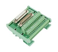 Benssey DB25 MóDulo de Interfaz de Montaje en Riel DIN Tablero de ConexióN de Conector Macho/Hembra