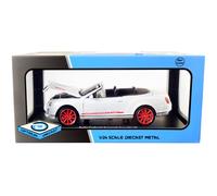 Bentley Continental Supersports ISR Convertible blanco metalizado con ruedas rojas, modelo de coche fundido a presi n 1/24 de Optimum Diecast 724259