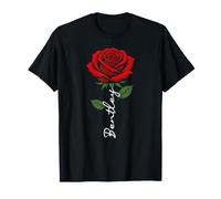 Bentley - Nombre artístico de Flores Rojas para Hombres y niños Camiseta