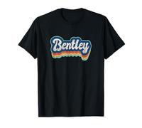 Bentley Nombre Niño Estilo Vintage 70s 80s Personalizado Camiseta