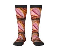 BeNtli Calcetines de tripulación, calcetines de compresión, calcetines deportivos novedosos casuales, 55 CM para jamón unisex