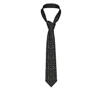 BeNtli Corbatas para hombre, Feliz Navidad y Feliz Año Nuevo Corbatas para hombre Corbatas de negocios Corbata de traje suave Corbata formal para caballero de boda