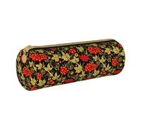 BeNtli Estuche para lápices, Estuche para bolígrafos, Estuche portátil para lápices, Estuche de Cuero, Bolsas de Almacenamiento de papelería, Arándano Ruso Tradicional