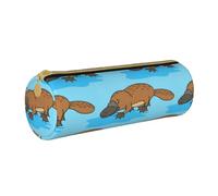 BeNtli Estuche para lápices, Estuche para bolígrafos, Estuche portátil para lápices, Estuche de Cuero, Bolsas de Almacenamiento de papelería, Ornitorrinco Divertido Australiano