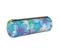 BeNtli Estuche para lápices, Estuche para bolígrafos, Estuche portátil para lápices, Estuche de Cuero, Bolsas de Almacenamiento de papelería, Destello de Estrellas de Rock