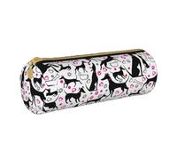BeNtli Estuche para lápices, Estuche para bolígrafos, Estuche portátil para lápices, Estuche de Cuero, Bolsas de Almacenamiento de papelería, Galgos y corazón de Pata
