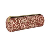 BeNtli Estuche para lápices, Estuche para bolígrafos, Estuche portátil para lápices, Estuche de Cuero, Bolsas de Almacenamiento de papelería, Pieles y Cabezas de Jirafa