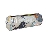 BeNtli Estuche para lápices, Estuche para bolígrafos, Estuche portátil para lápices, Estuche de Cuero, Bolsas de Almacenamiento de papelería, galgos Lindo