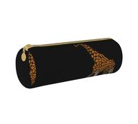 BeNtli Estuche para lápices, Estuche para bolígrafos, Estuche portátil para lápices, Estuche de Cuero, Bolsas de Almacenamiento de papelería, Jirafa Animales África