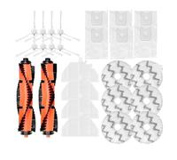 BeNtli Piezas de Repuesto for Robot Aspirador Inteligente, Cepillo Principal, Filtro Hepa, Bolsa for el Polvo, Cepillo Lateral, paño de fregona, Compatible con Roidmi Eva (Color : As Shown-26)
