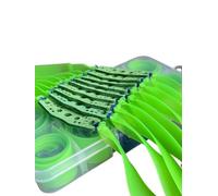 BeNtLi Tirachinas De Goma para Tirachinas, Repuesto De Banda De Potencia Plana De Precisión, Adecuado para Jugadores Profesionales O Tirachinas De Caza, 20 Piezas (Grosor 0,8 Mm) (0.8mm,1 Box)