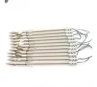 BeNtLi Tirachinas de pesca, 10 unidades, tirachinas al aire libre, dardos, tirachinas especiales de metal para peces, dardos de tirachinas