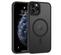 BENTOBEN - Carcasa para iPhone 11 Pro Max magnética con Magsafe y funda protectora a prueba de golpes de grado militar, parte trasera mate quemada translúcida, antiarañazos, suave para la piel, funda