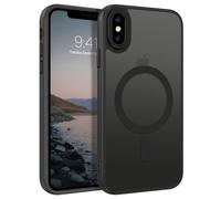 BENTOBEN Funda para iPhone XS MAX, Compatible con MagSafe, translúcida Mate, Delgada, a Prueba de Golpes, Color Negro