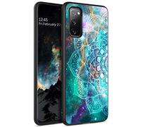 BENTOBEN Funda para Samsung S20 FE, funda para teléfono móvil Samsung Galaxy S20 FE Case Slim Glow in The Dark Slim Slim Mandala Pattern PC Shell TPU Bumper Kratzfest Schutzhülle Hülle für Samsung