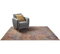 benuta 4053894688447 Alfombra Moderna para Sala de Estar y Dormitorio, Fibra sintética, Colorido, 120 x 170 cm, 120 cm x 170 cm x 0.2 cm