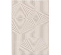 benuta Alfombra Eve Rectangular - Crema/Beige, 120 x 170 cm