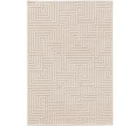 Benuta Alfombra crema/beige 140x200