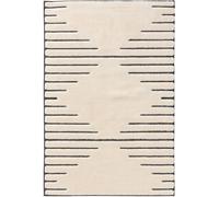 Benuta Alfombra crema/gris 250x350