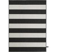 Benuta Alfombra de exterior & interior negro 140x200