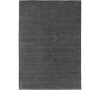 Benuta Alfombra de lana antracita 160x230