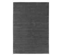 benuta Alfombra de Lana Bent Rectangular - Antracita, 200 x 300 cm