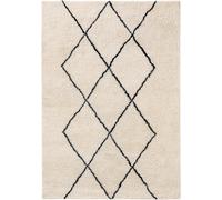 Benuta Alfombra de lana crema 80x150