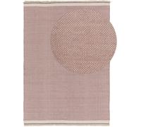 Benuta Alfombra de lana fucsia 120x170