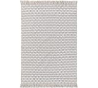 Benuta Alfombra de material reciclado gris 120x170