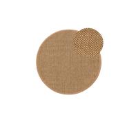 benuta alfombra de sisal Greta Round - Crema, ø 200 cm