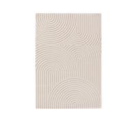 benuta Alfombra Eve Rectangular - Crema/Beige, 120 x 170 cm