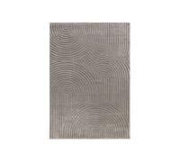 benuta Alfombra Eve Rectangular - Gris, 160 x 230 cm