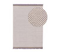 benuta Alfombra Karla Rectangular de Lana - Lila, 160 x 230 cm