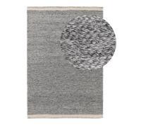 benuta Alfombra Kiah de material reciclado - gris, 120 x 170 cm