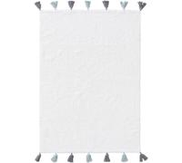 benuta alfombra infantil lavable Malu rectangular - azul, 60 x 100 cm