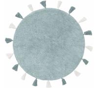 Benuta Alfombra lavable para niños menta ø 100 redondo