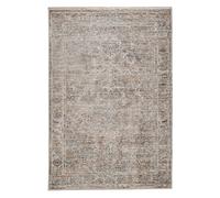 benuta Alfombra Nest Anwar - Gris/Beige 350 x 450 cm - Fibra sintética - Rectangular & en estilo: tradicional, estilo oriental - Fácil de limpiar para salón dormitorio