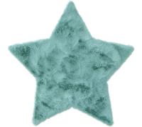 Benuta Alfombra niños azul 100x100