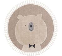 Benuta Alfombra niños beige ø 120 redondo