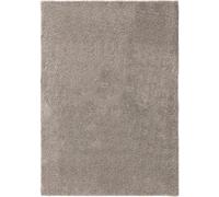 Benuta Alfombra pelo largo gris claro 160x230