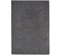 Benuta Alfombra pelo largo gris oscuro 80x150