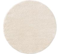 Benuta Alfombra pelo largo redonda blanco ø 200 redondo