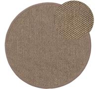 Benuta Alfombra sisal gris ø 250 redondo