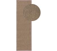 benuta Alfombra de Sisal Greta Runner - Gris, 70 x 240 cm