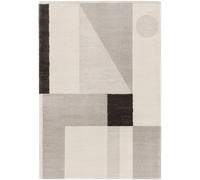 benuta Alfombra Tacoma Abstract Rectangular - Crema/Gris, 160 x 230 cm
