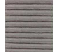 benuta Alfombra Toni para interior y exterior de material reciclado - 120 x 170 cm, gris