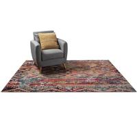 Benuta Alfombra Vintage Nest Casa - Multicolor 140 x 200 cm - Alfombra para salón, Dormitorio y Pasillo - Fácil de Limpiar - Apta para calefacción por Suelo Radiante