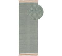 benuta alfombra de lana Karla runner - menta, 70 x 200 cm